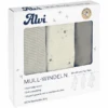 Alvi® Mullwindeln 3er Pack Faces 80 X 80 Cm