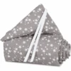 Babybay® Nestchen Piqué Boxspring XXL Taupe Sterne Weiß