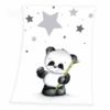 Babybest® Microfaser-Flauschdecke Kleiner Panda 75 X 100 Cm