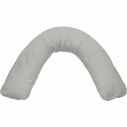 Be Be 's Collection Stillkissen Mit Bezug Grau 40 X 190 Cm