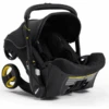 Doona Babyschale Midnight Edition Schwarz Mit Voll Integriertem Fahrgestell, 2 In 1
