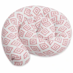 Emma & Noah Bettschlange Rauten Rosa