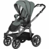 Hartan Kinderwagen ROCK IT GTR Mit Handbremse Casual Collection Bunny Dots (900) Gestellfarbe Platin