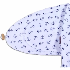 HOBEA-Germany Stillkissenbezug Anker Weiß Blau