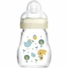 MAM Glasflasche Feel Good Blau 170 Ml 0+ Monate, Hase/Küken