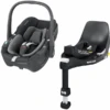 Maxi-Cosi MAXI COSI Set Babyschale Pebble 360 Essential Graphite Plus Basisstation FamilyFix 360