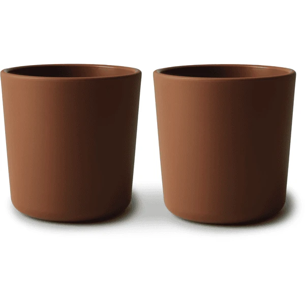 Mushie Becher 200 Ml 2 Stück, Caramel