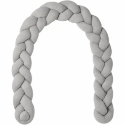 Nordic Coast Company Nestchenschlange Geflochten Jersey Grau