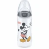 NUK Babyflasche First Choice+ Disney Mickey Mouse 300 Ml, Temperature Control Grau