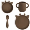 Nuuroo Geschirrset Lykke Giraffe 4-teilig, Acorn