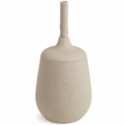 Nuuroo Trinkbecher Mit Strohhalm Adita 230ml, Cobblestone