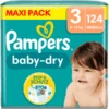 Pampers® Pampers Baby-Dry Windeln, Gr. 3, 6-10kg, Maxi Pack (1 X 124 Windeln)