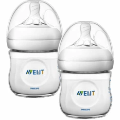 Philips Avent Natural Flasche SCF030/17, 125ml, 2 Stück, Transparent