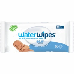 WaterWipes Babyfeuchttücher, Biologisch Abbaubar, 60 Tücher