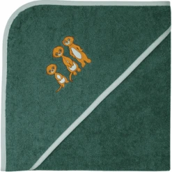 WÖRNER SÜDFROTTIER Kapuzenbadetuch Erdmännchen Pinie